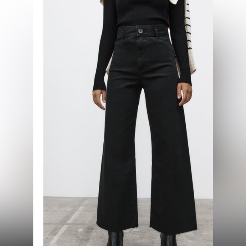 Nwt Zara The Marine Straight Jeans